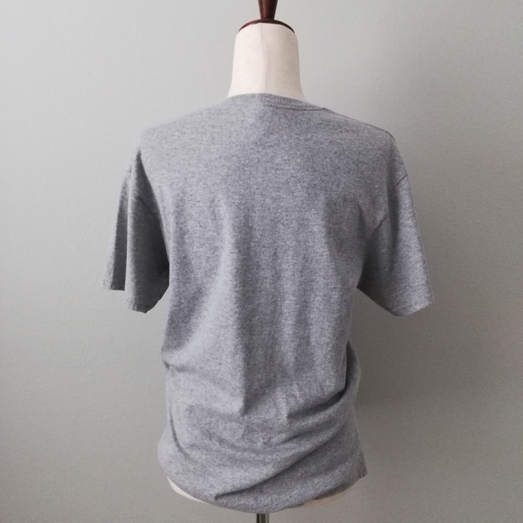 Delta YALL Short Sleeve Cowboy Boot Grey T-Shirt, Size Medium - Picture 4 of 10